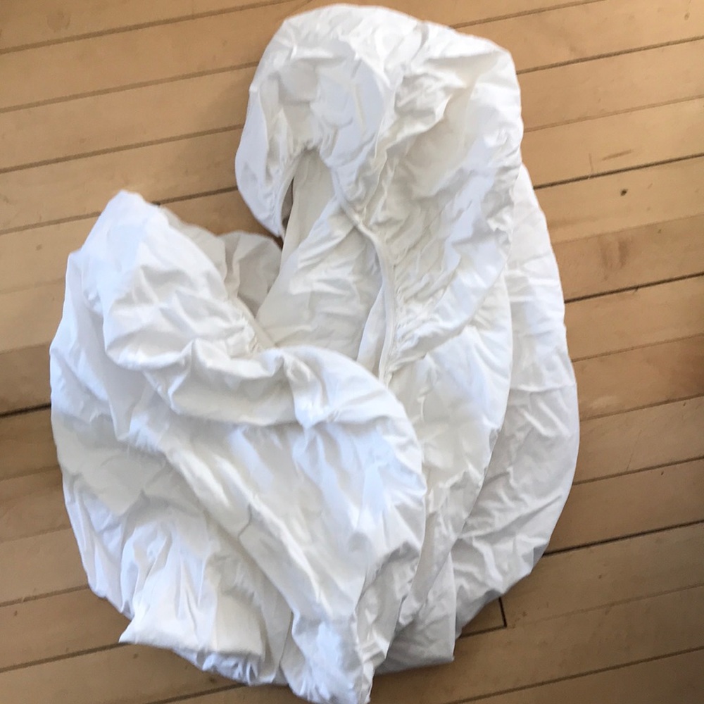 Coyuchi organic cotton crib sheet